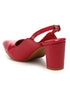 GNIST Classic Pumps Red Block Heels